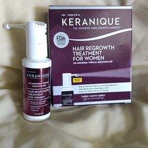 Keranique hair regrowth treatment minoxidil